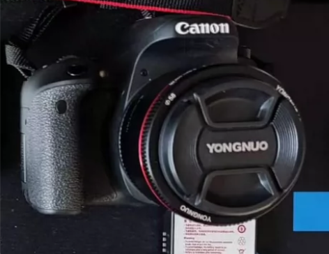 佳能77d机身+永诺50mm定焦镜头1.8...