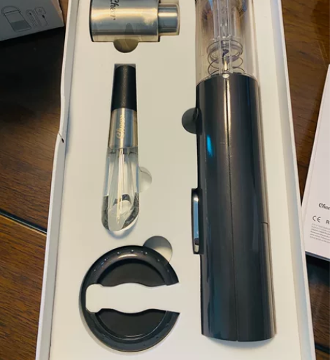 红酒酒具套装 电动开瓶器 真空塞倒酒醒酒塞...