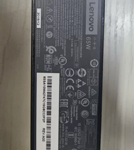 联想笔记本原装电源65W  3.25A（适...