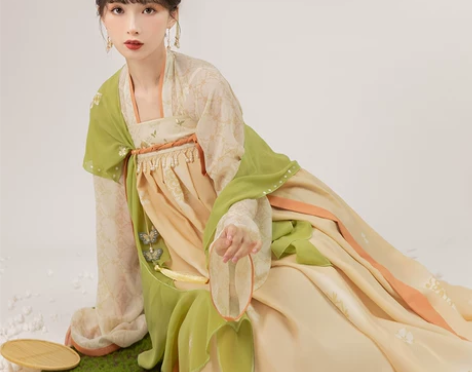 池夏万物有灵·扑棱蛾子唐制短衫齐胸裙原创改...