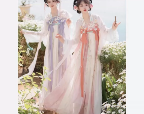 出茗月萱原创汉服 粉色全新m码 可以看实物...