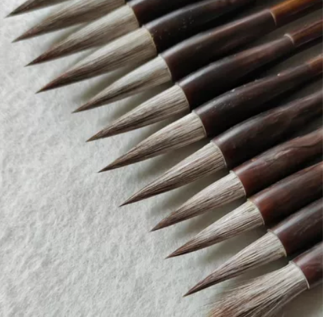 水貂毫毛笔19元一支，定制还剩12支了，有...