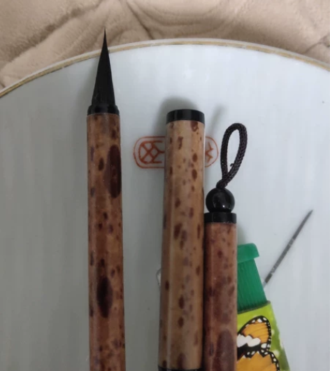 文房用品，毛笔，练习用小毫笔，3支一起，售...
