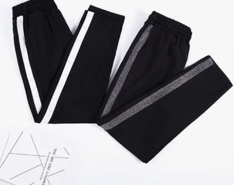 运动裤女裤宽松直筒春秋哈伦裤休闲裤子九分2...