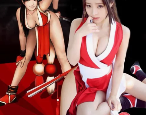 白泽拳皇不知火舞COS服装忍者衣服cosp...