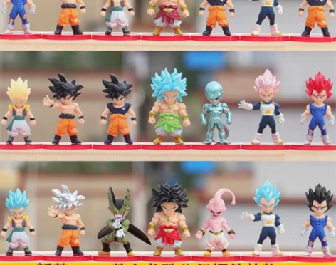 21款七龙珠手办公仔 布罗利 悟空 贝吉塔...