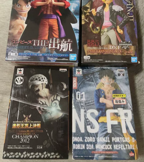 海贼王正版金猫日产手办 出航海贼王路飞 单...