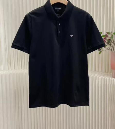 Armani阿玛尼男士小鹰标胶印短袖POL...