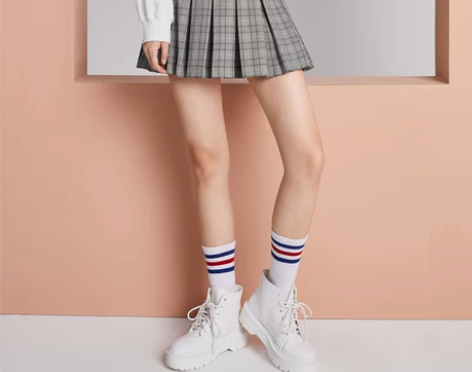 【双11狂欢价】格子半身裙女秋冬季2018...