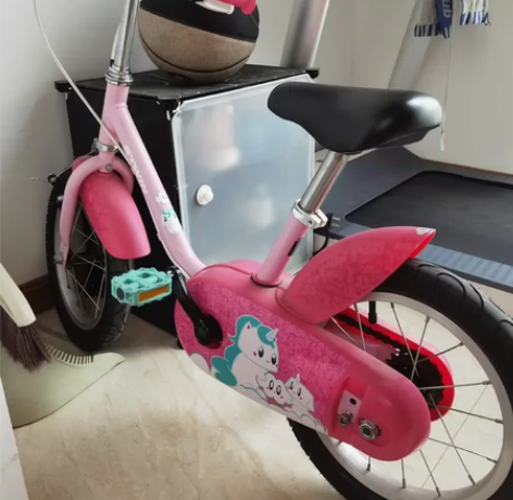 迪卡侬儿童自行车 9成新 有辅助轮 适合3...