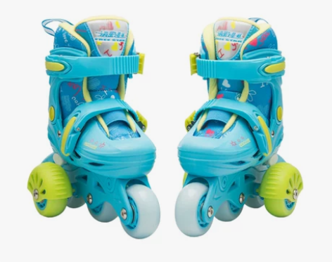 溜冰鞋儿童初学者宝宝全套装3岁中小童旱冰鞋...