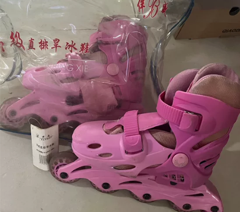正品伴威青少年儿童旱冰鞋，M码，现低价出售...