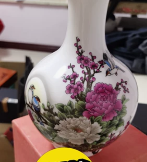 景德镇正装陶瓷花瓶，中式风格，家里买多了便...