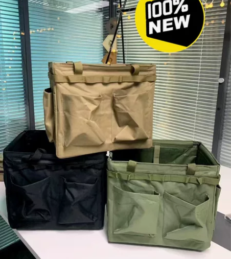 #户外装备升级啦 户外折叠收纳箱盖板露营储...