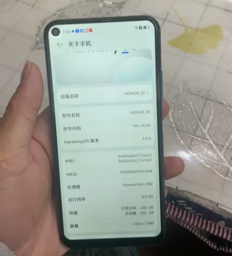 ?荣耀20，8+256G内存，运行流畅，功...