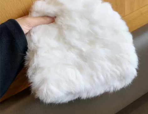全新升级版加厚保暖真兔毛皮草毛绒帽子女秋冬...