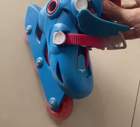 全套迪卡侬溜冰鞋儿童初学者轮滑鞋男童滑冰鞋...