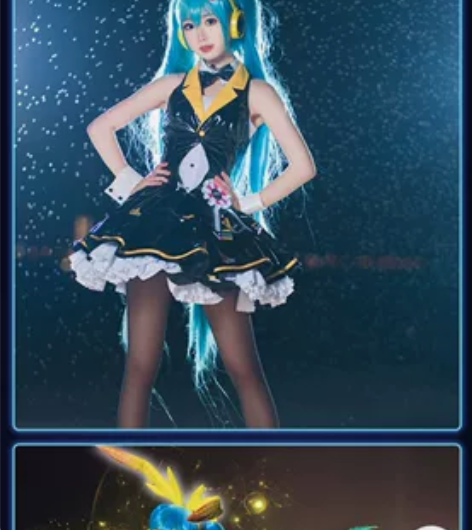 【COS出租】初音未来兔女郎打歌服 火花动...