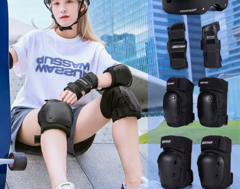 滑板护具女生成年溜冰防护装备全套儿童轮滑头...