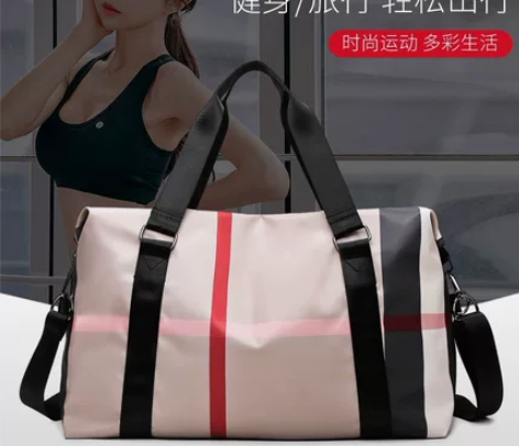 干湿分离健身包大容量短途旅行包轻便手提行李...