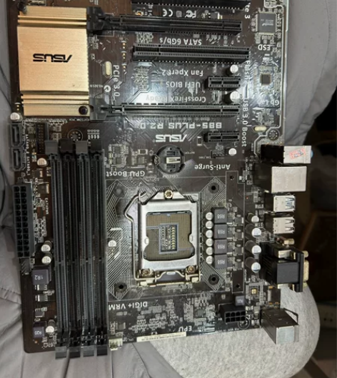 华硕b85m-f plus主板 自用拆机置...