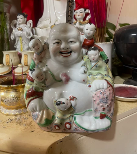 五子弥勒佛(景德镇陶瓷)完美无裂 品相完美...
