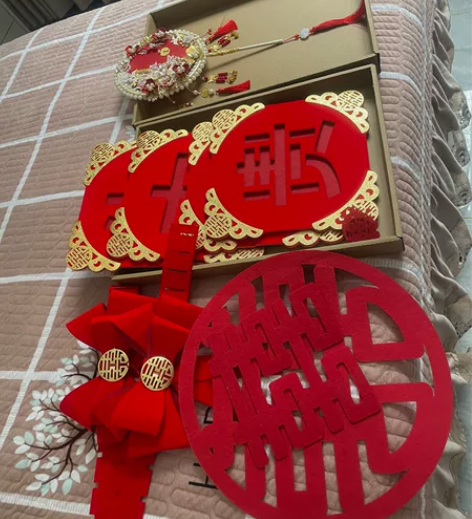 前段时间刚结婚，转手 有压床娃娃娃 婚鞋 ...