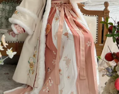 茗月萱原创[芙蓉]冬款宋制汉服女对襟长袄交...