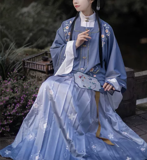 明制汉服柒邑正品原创汉服女明制【锦兮】立领...