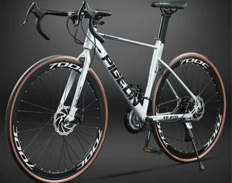 自行车 飞鸽公路成人男女弯把学生变速700