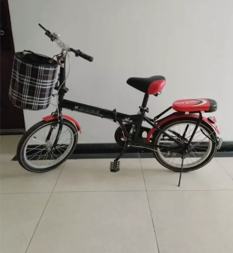 穆鸽牌折叠自行车，全新，二百多买了没怎么骑...