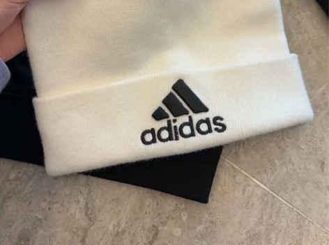 aou|全新adidas阿迪达斯针织帽 没...