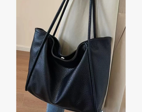 大容量包包女2024新款软皮质感单肩包休闲...