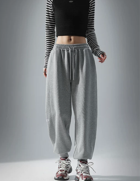 垂感裤子春秋款美式潮牌新款休闲裤男女宽松百...