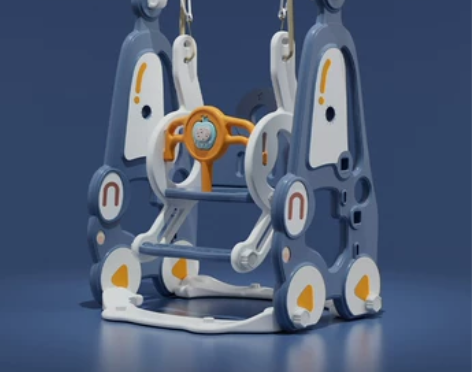 颜色分类:汽车横梁款秋千蒂芙尼蓝+音乐（升...