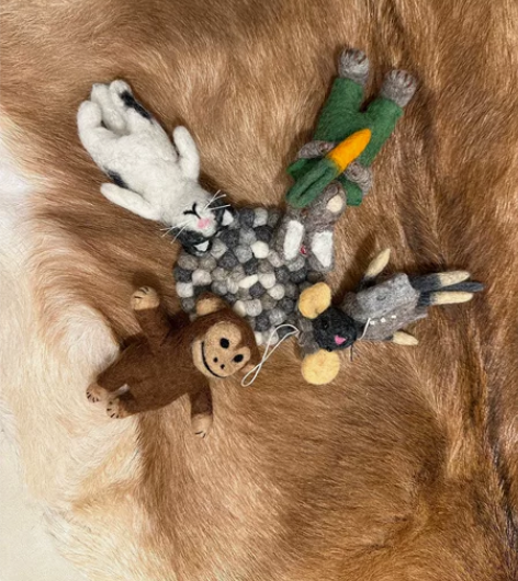 两个指偶60包邮 尼泊尔进口 手工羊毛毡 ...