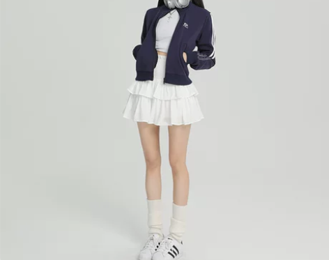 纯欲风白色蛋糕裙半身裙a字高腰仙女韩版百搭...