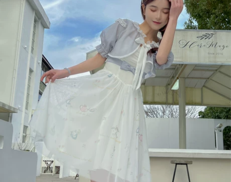 爱丽丝原创森女部落田园风泡泡袖外搭夏季 仅...