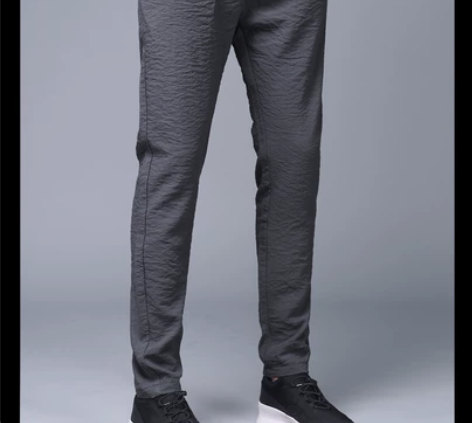 亚麻棉麻裤子男裤夏季超薄款冰丝速干运动男士...