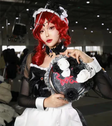 第五人格真理之下 祭司绯红发的魔女cos服...