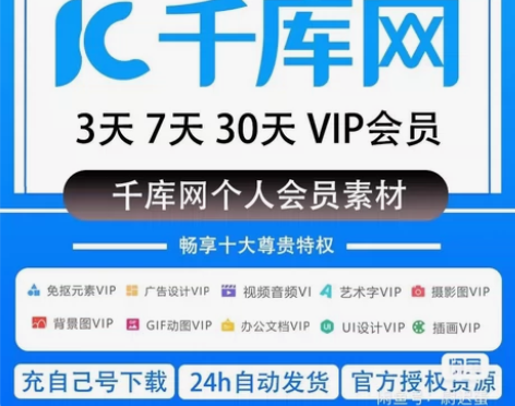10月底才买的千库网会员，2024.10....