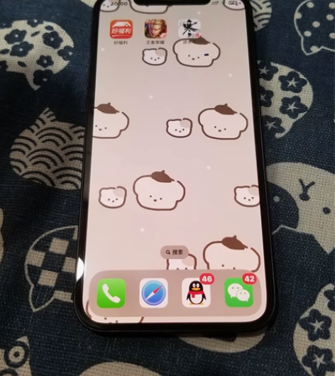 ?苹果12黑色128G国行双卡无锁 不是卡...