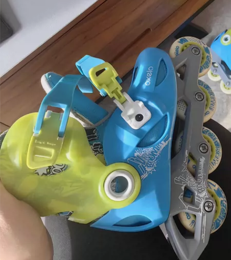 迪卡侬全套单排滑轮，9成新.50元，包邮 ...