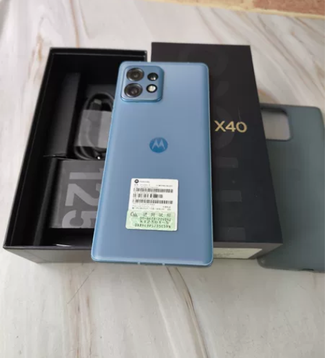 成色新摩托罗拉X40蓝色12+256G拍照...