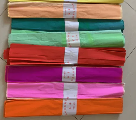 皱纹纸，十种颜色，有的多有的少了，所见即所...