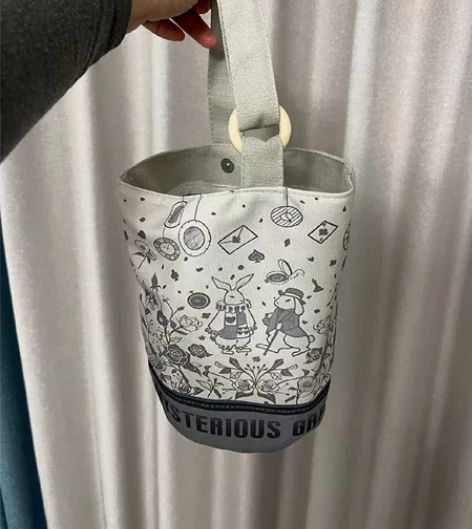 复古兔子水桶包 随身小手提包妈咪包外出手拎...