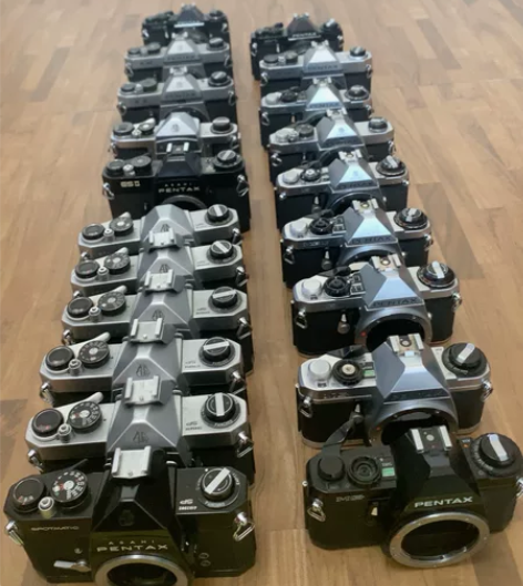 宾得胶片机械单反相机 中古回流品。型号如下...