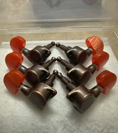 吉他弦钮 弦准，21齿碳钢传动轮，调弦更精...