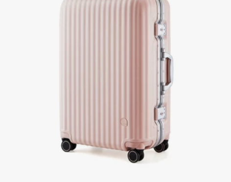 阿季铝框行李箱女20寸小型登机箱拉杆箱子2...
