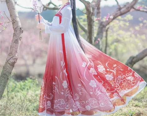 ?如梦霓裳汉服女装花神系列齐胸襦裙水仙6米...